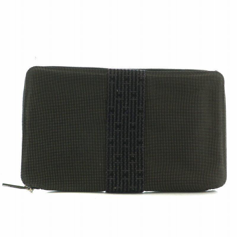 HERMES・エルメス・長財布・エールライン・パースGM・ラウンドファスナー HERMES（エルメス） エールラインパースGM 長財布 キャンバス ラウンド