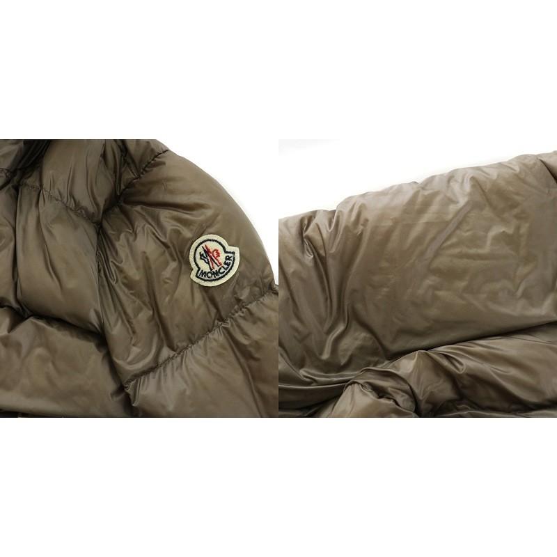 モンクレール MONCLER ANET アネット ダウンジャケット スタンドカラー ロゴ 00 XS 茶 ブラウン A20934638449 ■GY18 /MQ レディースの画像