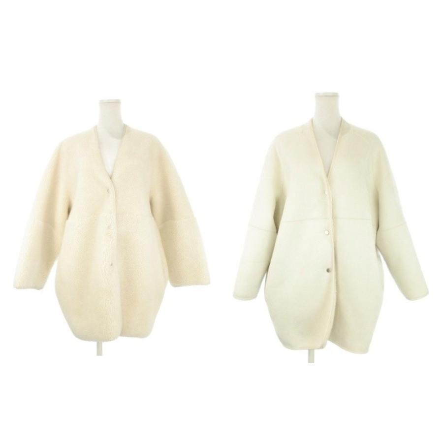 エルアールディーアール LrdR リバーシブル フェイクムートンコート