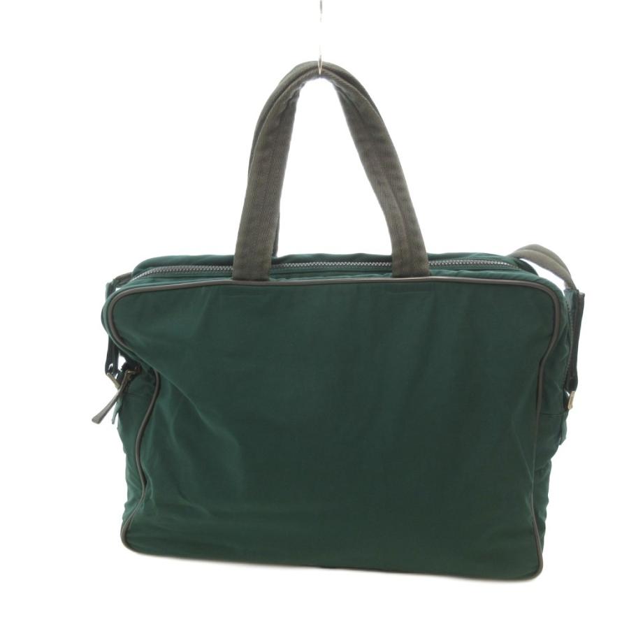【美品】お買い得！プラダスポーツ ボストンバッグ ビジネスバッグ　カーキグレー PRADA SPORT（プラダスポーツ） ヴィンテージ ボストンバッグ ビジネス