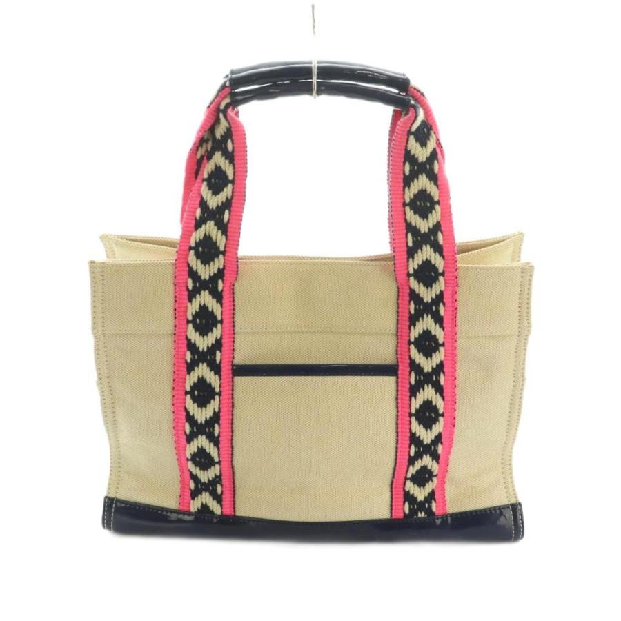 TORY BURCH（トリーバーチ） トートバッグ キャンバス エナメル 切替