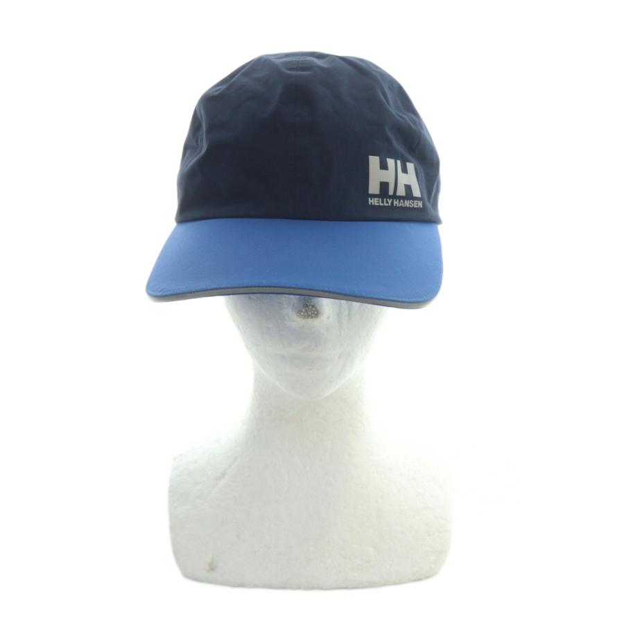 ヘリーハンセン HELLY HANSEN キャップ 帽子 ロゴ ナイロン M 青