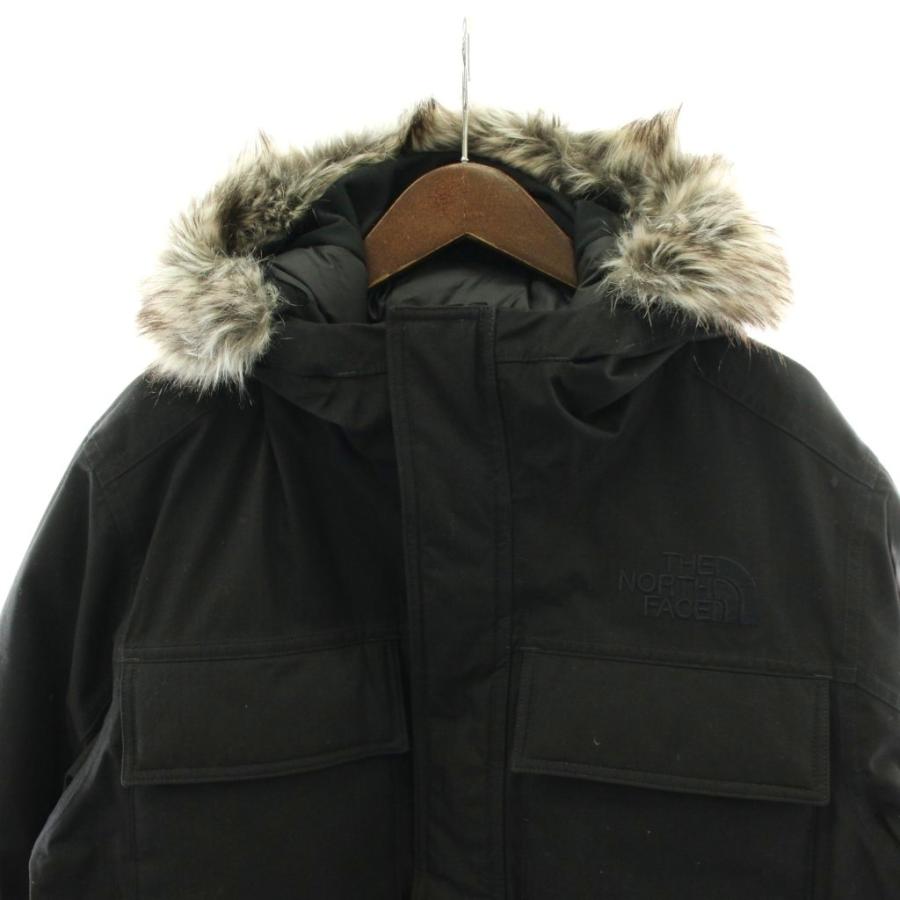 ザノースフェイス THE NORTH FACE HYVENT ゴッサム ジャケット ダウン Gotham Jacket L 黒 ブラック ファー フード ND51505Z /PP_2