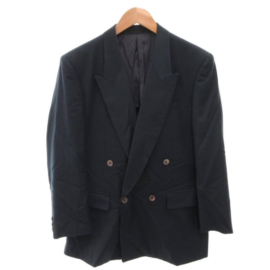 ランバン LANVIN ヴィンテージ テーラードジャケット ブレザー ダブル 