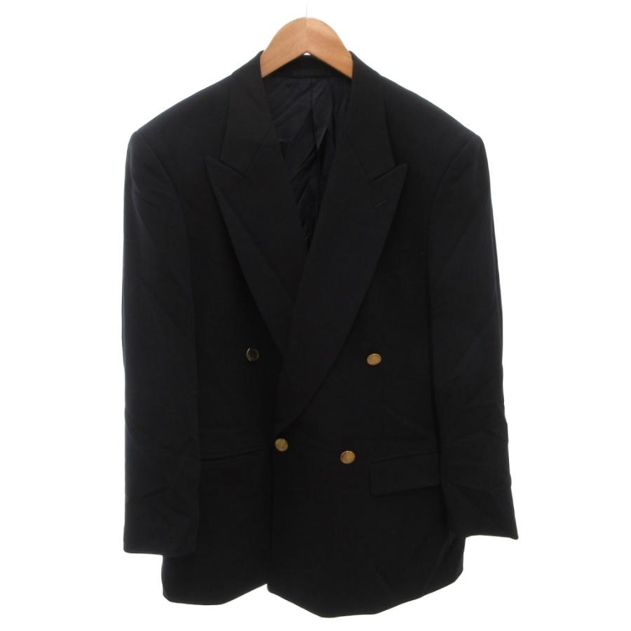 ランバン LANVIN ヴィンテージ テーラードジャケット ダブル ブレザー