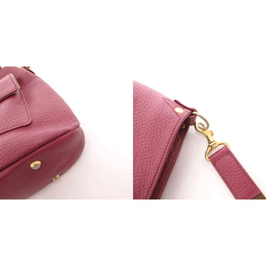 大人気【極美品】ATAO エルヴィ レザー 2way ショルダーバッグ パープル ATAO（アタオ） ATAO elvy ショルダーバッグ ハンドバッグ 2WAY
