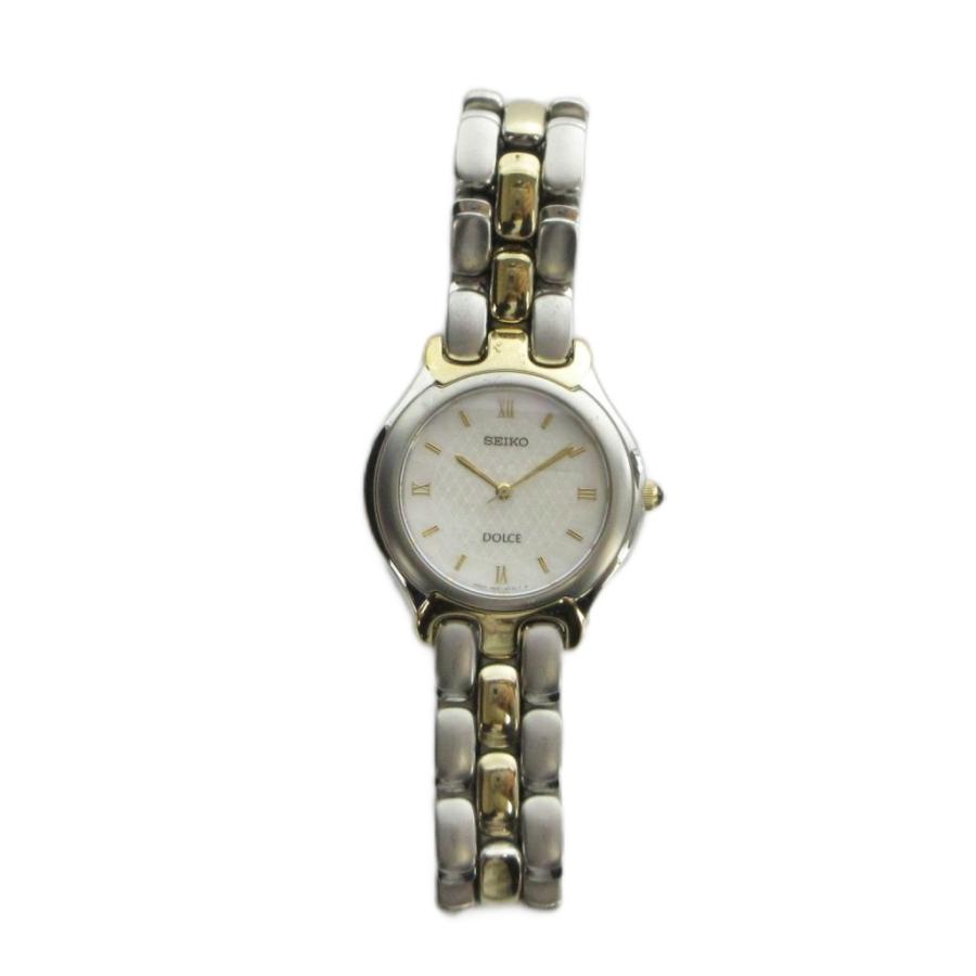 セイコー SEIKO 5E31-6F00 DOLCE 腕時計 ウォッチ クォーツ シェル文字 