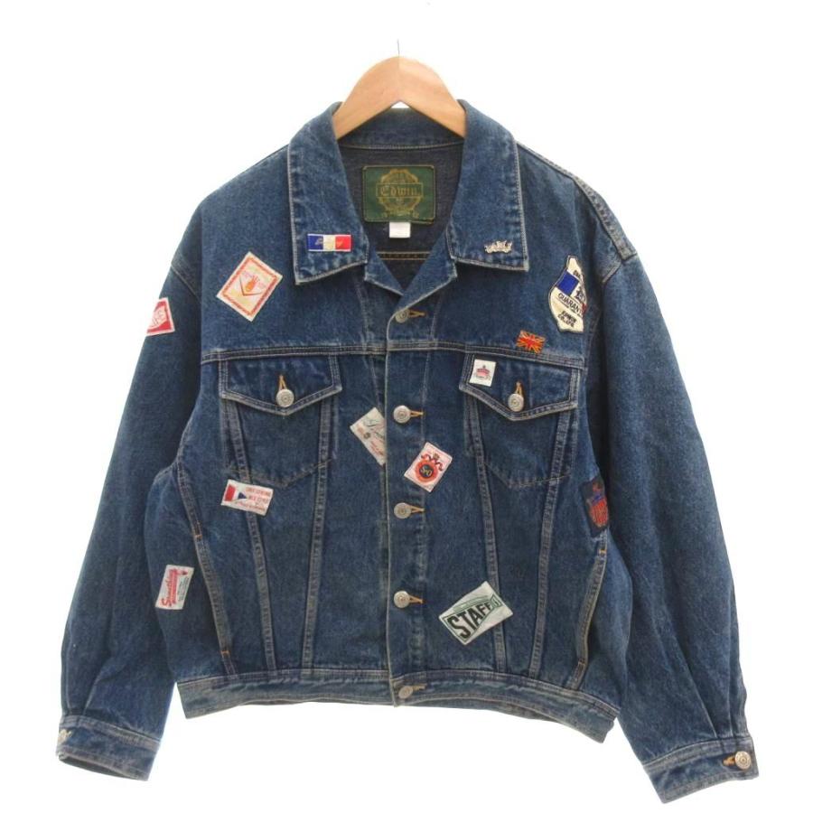 EDWIN（エドウィン） EDWIN 80s デニムジャケット Gジャン ワッペン L 