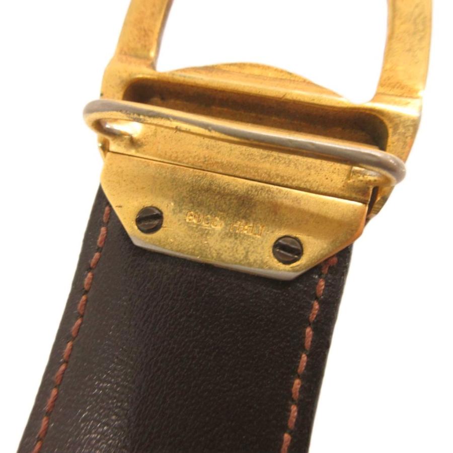 グッチ レザーベルト GGマーク バックル 金色 ゴールドカラー 黒 ブラック GUCCI（グッチ） レザーベルト GGマーク バックル 金色 ゴールドカラー