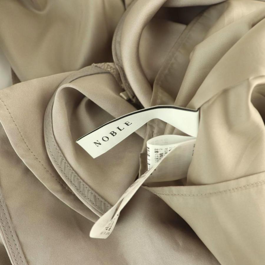 ノーブル NOBLE 24AW ルナサテンデコルテ2wayトップス ノースリーブ