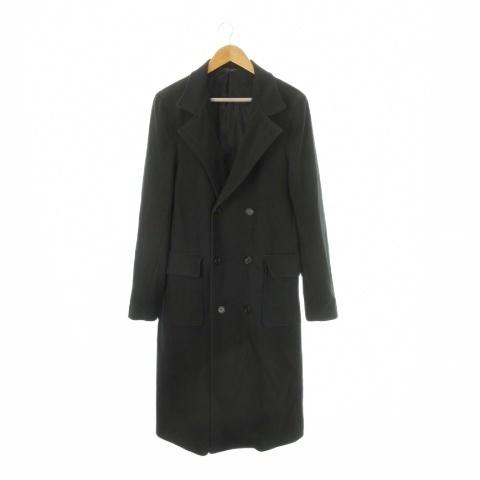 ザラマン ZARA MAN チェスターコート L 黒 ブラック ロング丈
