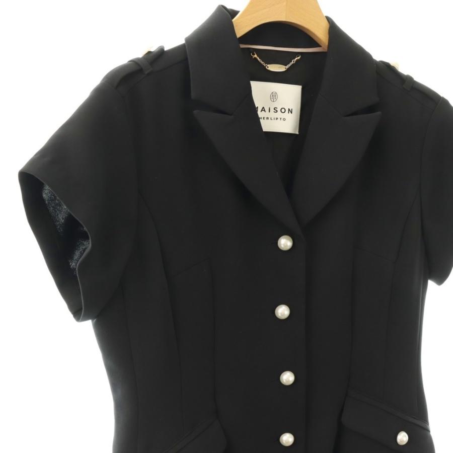 ワンピース MAISON HER LIP TO PearlButton Dress メゾンハーリップトゥ MAISON Her lip to 25SS Pearl Button Dress