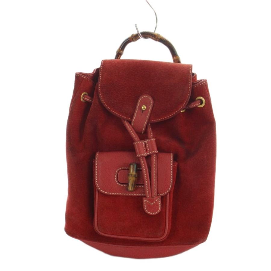 GUCCI（グッチ） ヴィンテージ バンブー ミニ リュックサック 巾着