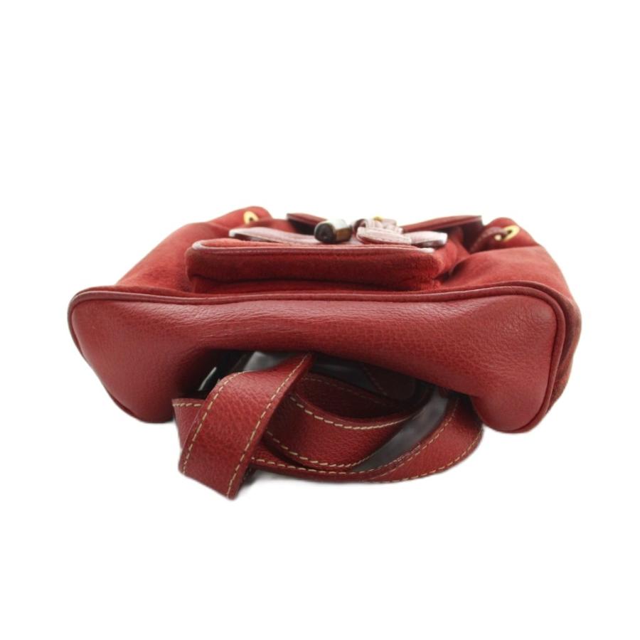 GUCCI（グッチ） ヴィンテージ バンブー ミニ リュックサック 巾着