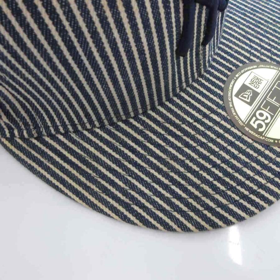 ニューエラ NEW ERA 59 FIFTY キャップ 帽子 7 3/4 紺 ネイビー 白