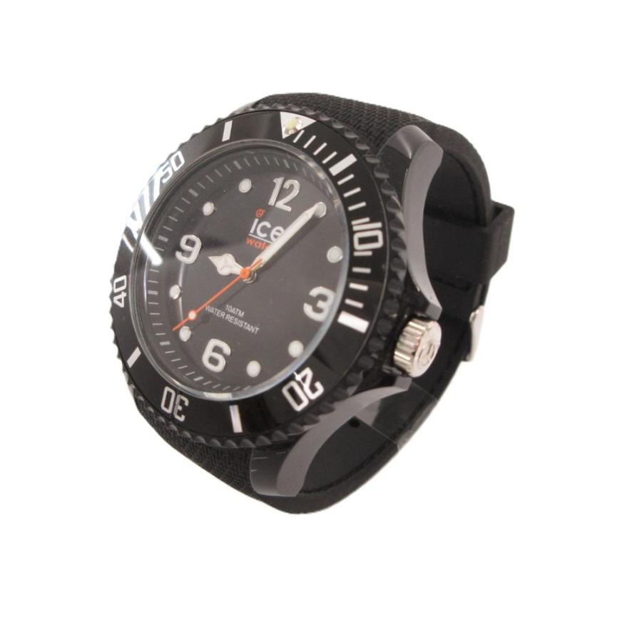 アイスウォッチ ICE WATCH クォーツ時計 アナログ 黒 ブラック 銀色 