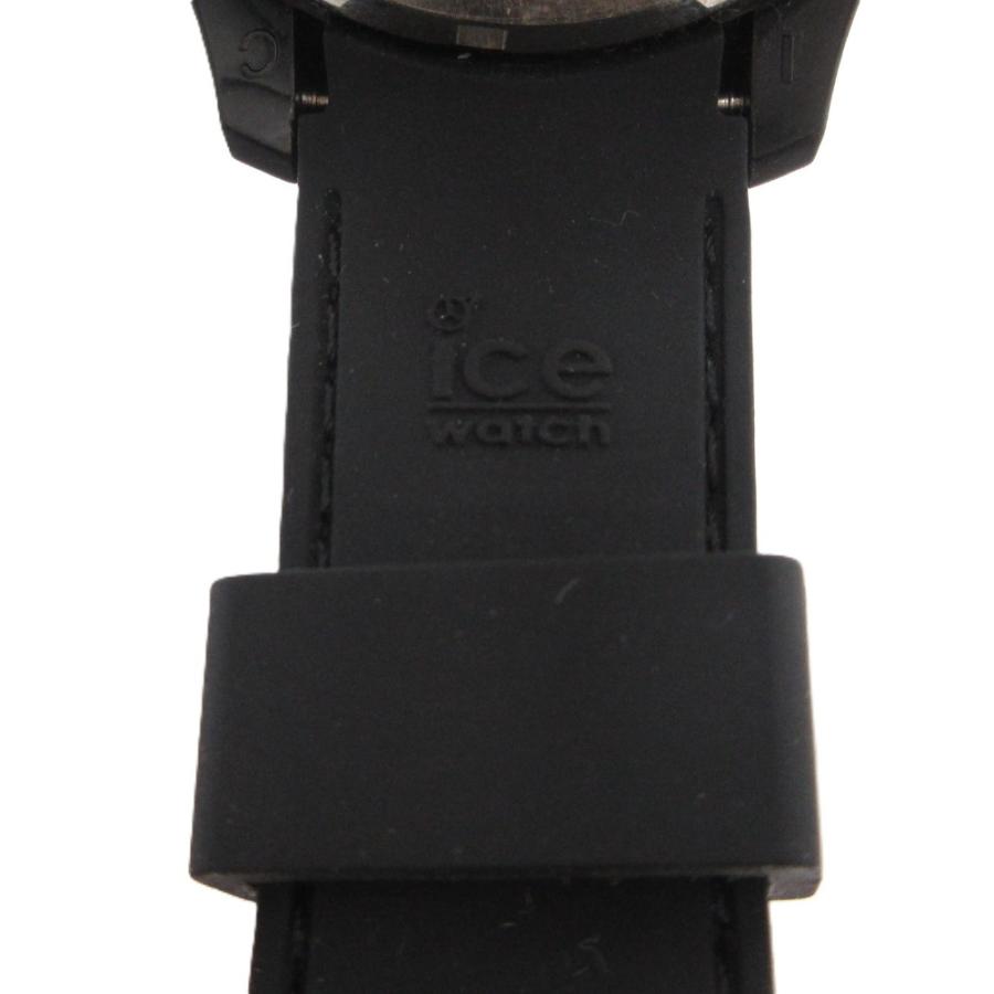 アイスウォッチ ICE WATCH クォーツ時計 アナログ 黒 ブラック 銀色 