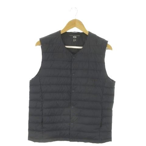 ユニクロ（UNIQLO） UNIQLO ULTRA LIGHT DOWN ダウンベスト L 紺 