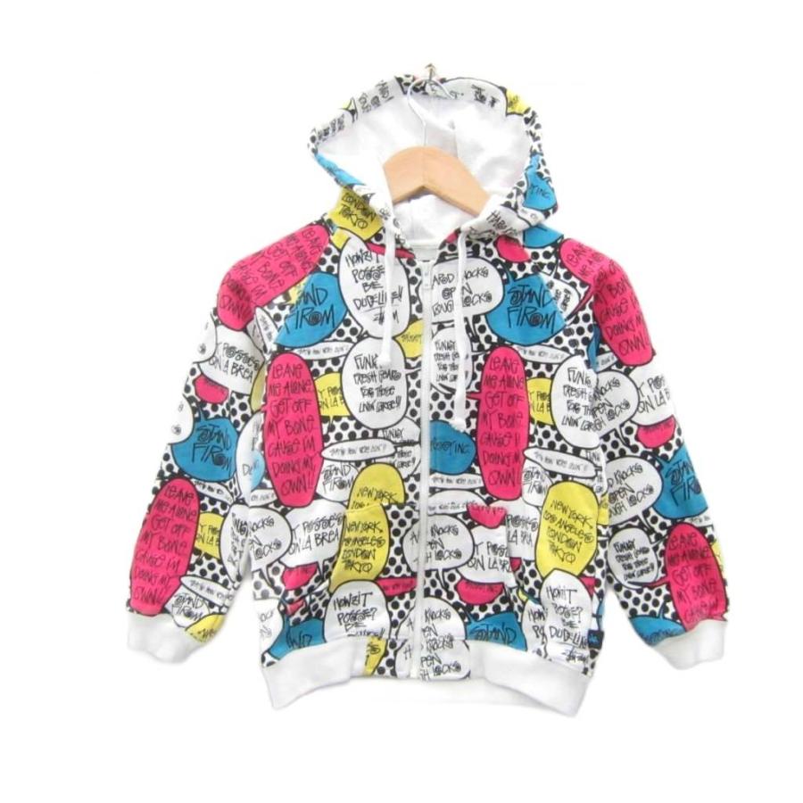 STUSSY（ステューシー） ジャケット パーカー ミドル丈 総柄 マルチ 