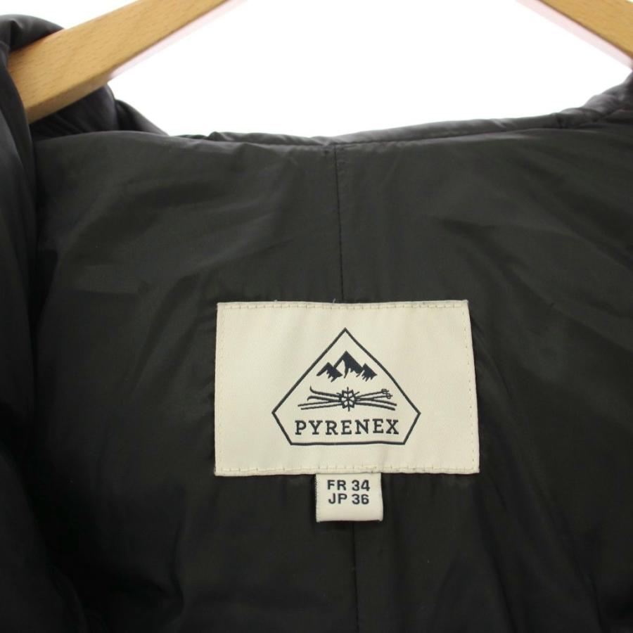 ピレネックス Pyrenex ダウンジャケット ジップアップ アウター 36 黒