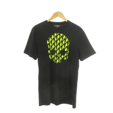 未使用品 ハイドロゲン HYDROGEN Tシャツ L 黒 ブラック スカル柄 半袖 