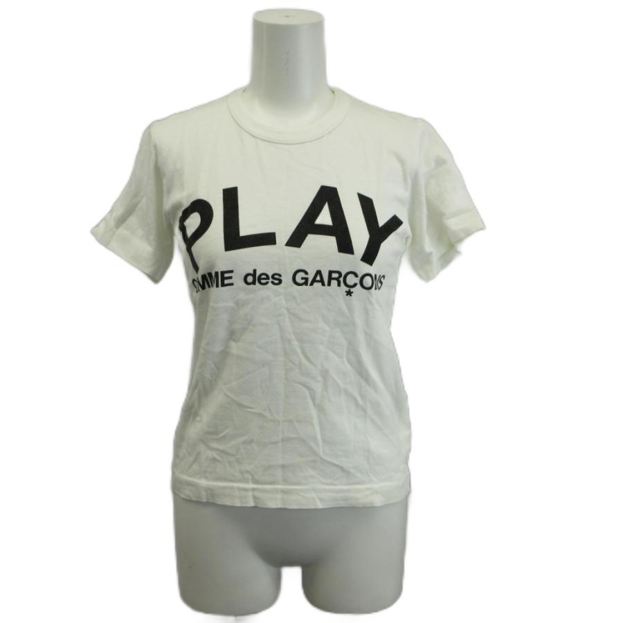 プレイコムデギャルソン PLAY COMME des GARCONS PLAYロゴ Tシャツ S
