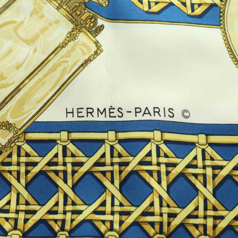 HERMES（エルメス） カレ90 Feux de Route 馬車のランタン スカーフ