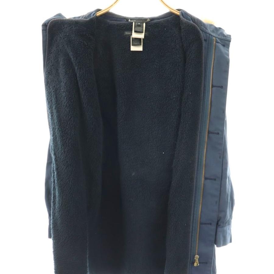 マークジェイコブス ボア フーデットモッズコート セーラーカラー 黒 2way MARC BY MARC JACOBS（マーク バイ マーク ジェイコブス） モッズ