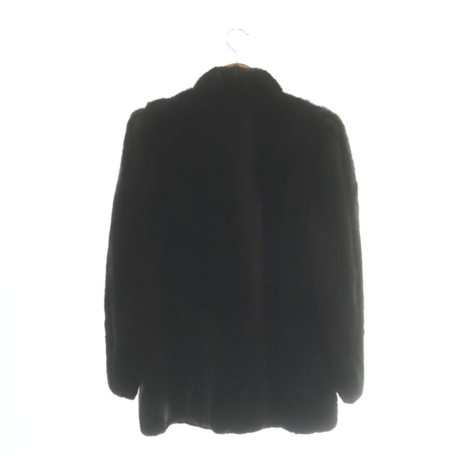 FUR star SELECTED FUR ファーコート ハーフコート アウター 11 ダークブラウン /DF ■GY99 レディース_1