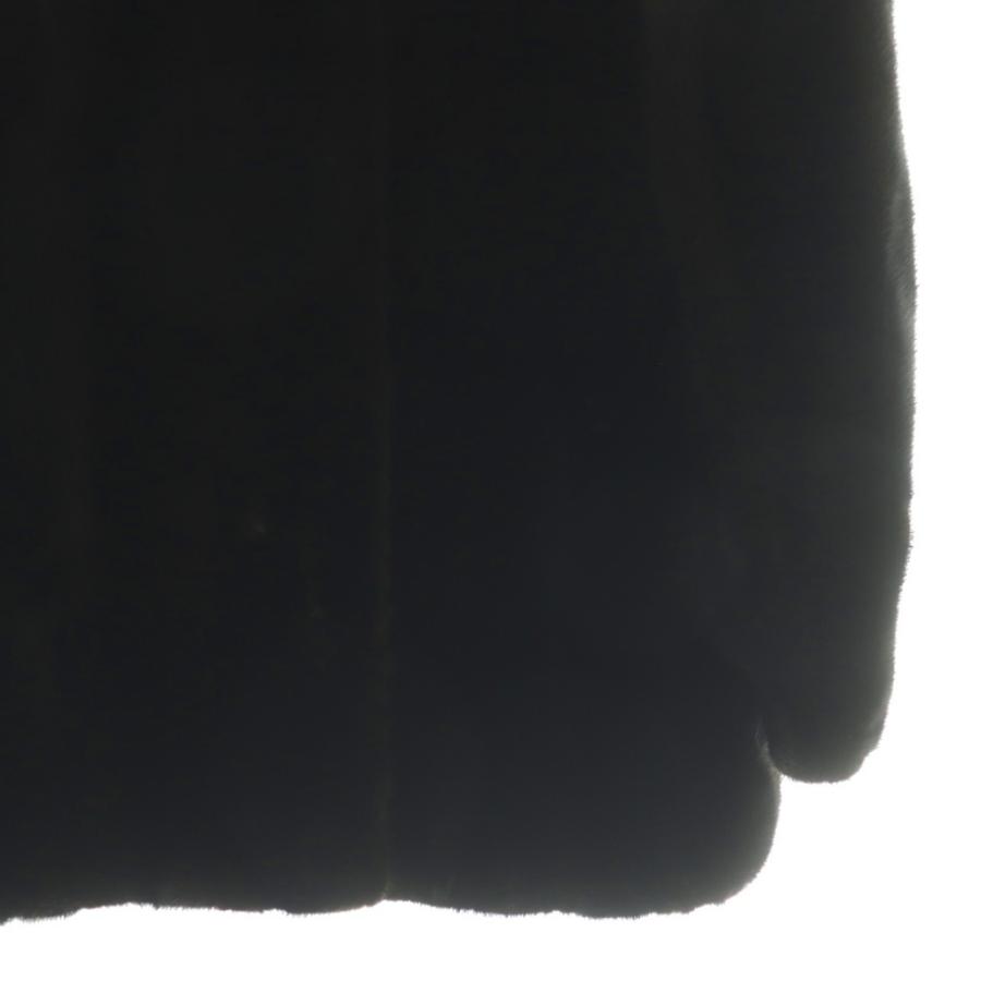 FUR star SELECTED FUR ファーコート ハーフコート アウター 11 ダークブラウン /DF ■GY99 レディース_4
