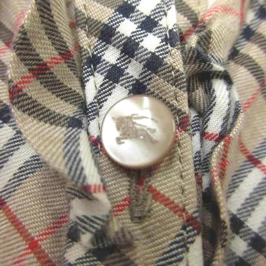 バーバリー ロンドン BURBERRY LONDON シャツ ブラウス 38 グレージュ 