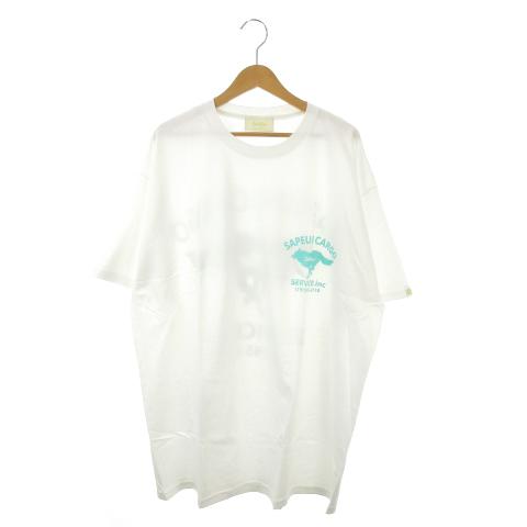 未使用品 サプール SAPEur Tシャツ カットソー XXL 白 ホワイト 半袖