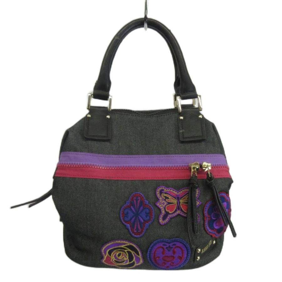 ANNA SUI（アナスイ） マキア ハンドバッグ ショルダー 2WAY デニム 