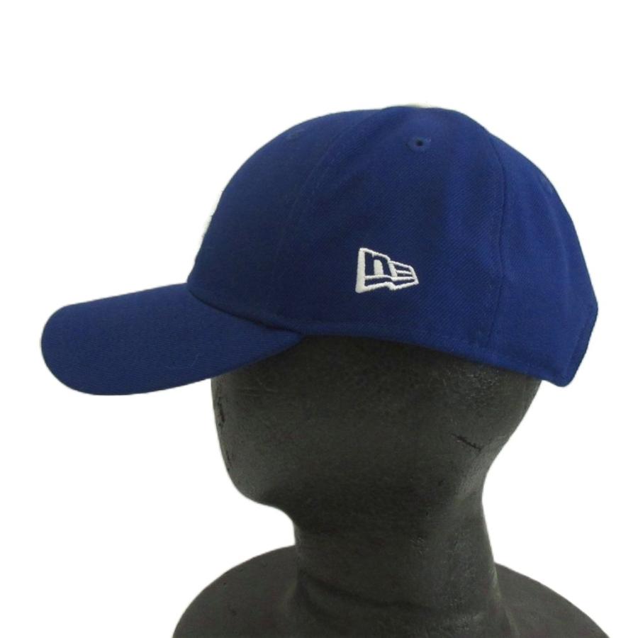 LAロゴ入り青色帽子 ニューエラ NEW ERA 帽子 キャップ ベースボールキャップ LAロゴ 刺繍