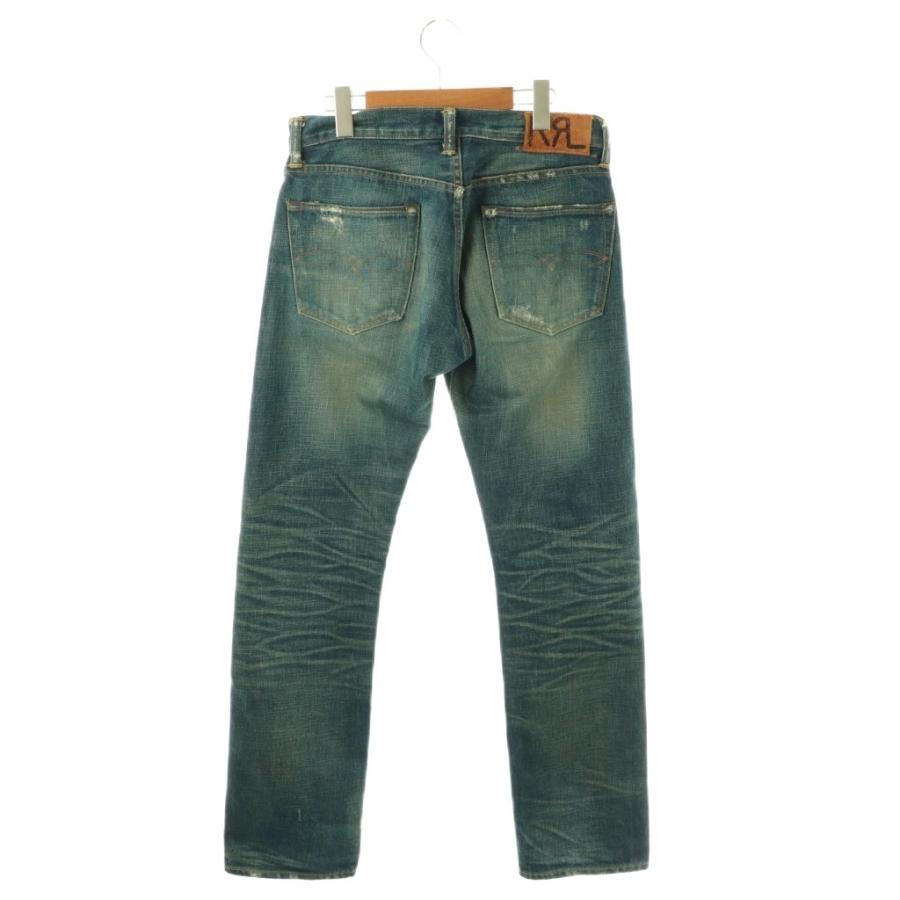 メンズ 美品 USA製 RRL トラウザーデニム29×32 インディゴ 美品