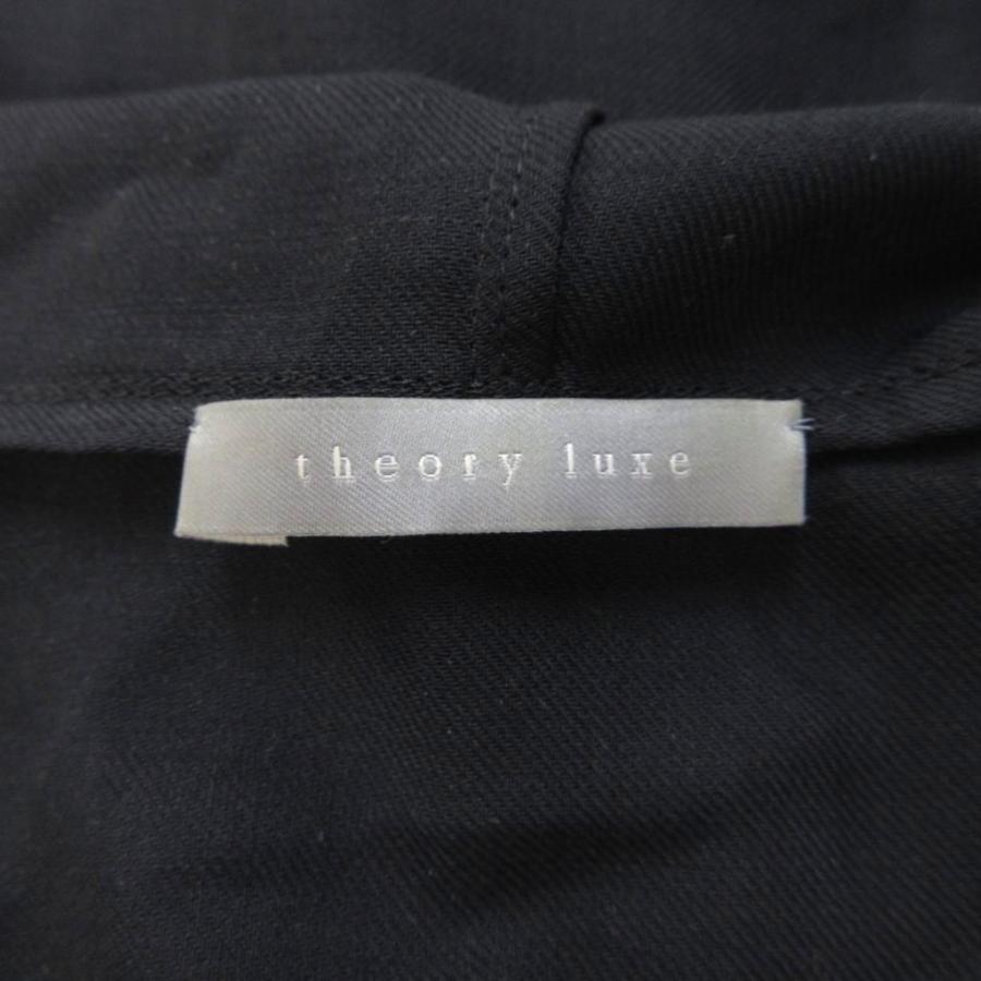 theory luxe（セオリーリュクス） シャツ ブラウス ウール 38 黒 