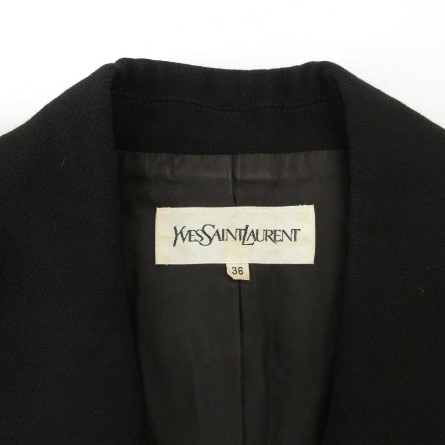 ☆希少☆ イヴサンローラン　テーラードジャケット　M　ダブル　金ボタン Yves Saint Laurent（イヴ・サンローラン） テーラードジャケット