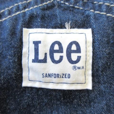 Lee（リー） オーバーオール デニム 28×33 紺 ネイビー パンツ