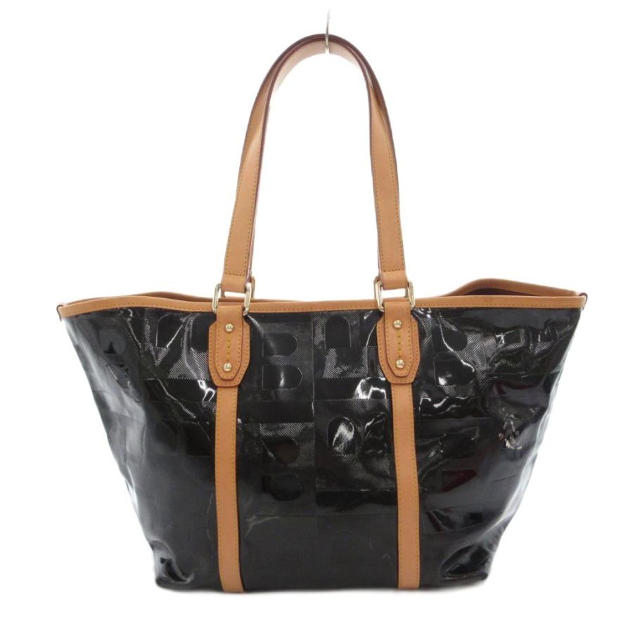 Bally（バリー） トートバッグ ショルダーバッグ PVCコーティング 黒