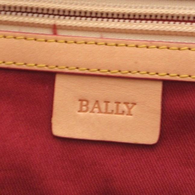 Bally（バリー） トートバッグ ショルダーバッグ PVCコーティング 黒 