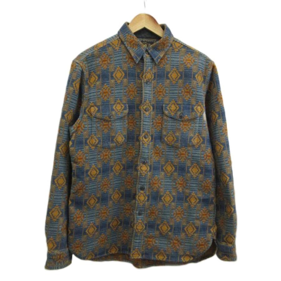 RRL ダブルアールエル ネイティブ柄 ジャカードシャツ ダブルアールエル RRL ネイティブ ジャカード オーバーシャツ Native