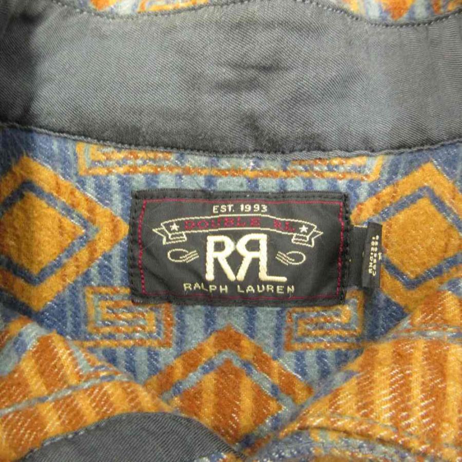 RRL ダブルアールエル ネイティブ柄 ジャカードシャツ ダブルアールエル RRL ネイティブ ジャカード オーバーシャツ Native