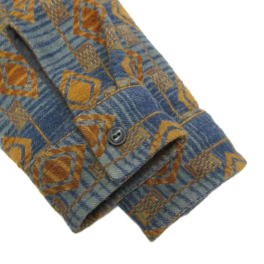 ダブルアールエル RRL ネイティブ ジャカード オーバーシャツ Native