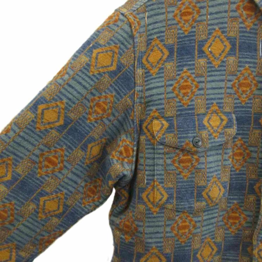 ダブルアールエル RRL ネイティブ ジャカード オーバーシャツ Native