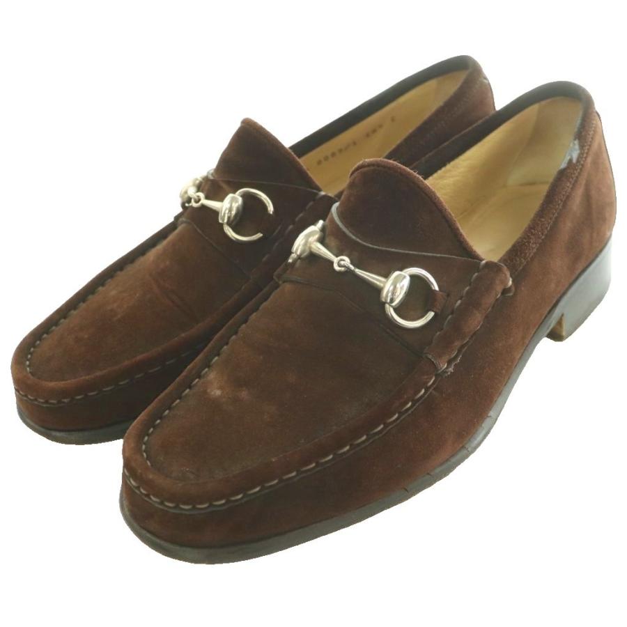 GUCCI（グッチ） スエードローファー ホースビット ローヒール 