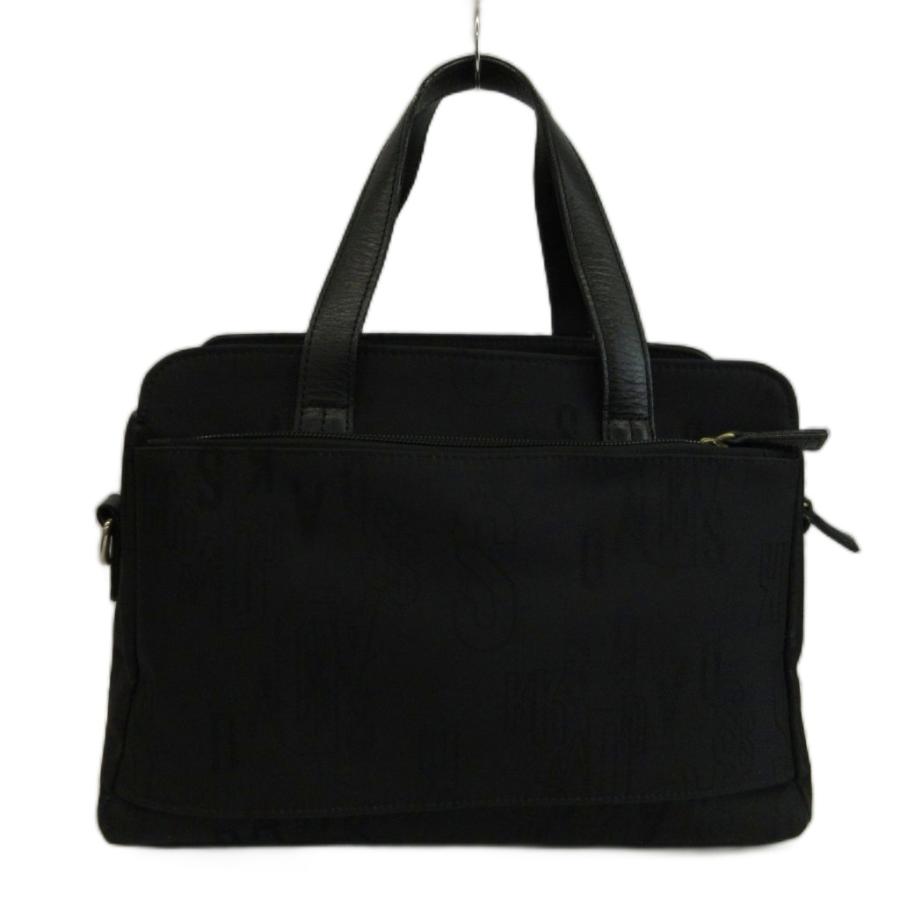 ダックス DAKS ハンドバッグ トートバッグ ナイロン レザー モノグラム 