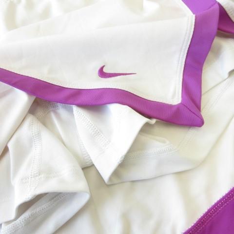 NIKE（ナイキ） NIKE DRI-FIT スコート テニス M 白 ホワイト 紫