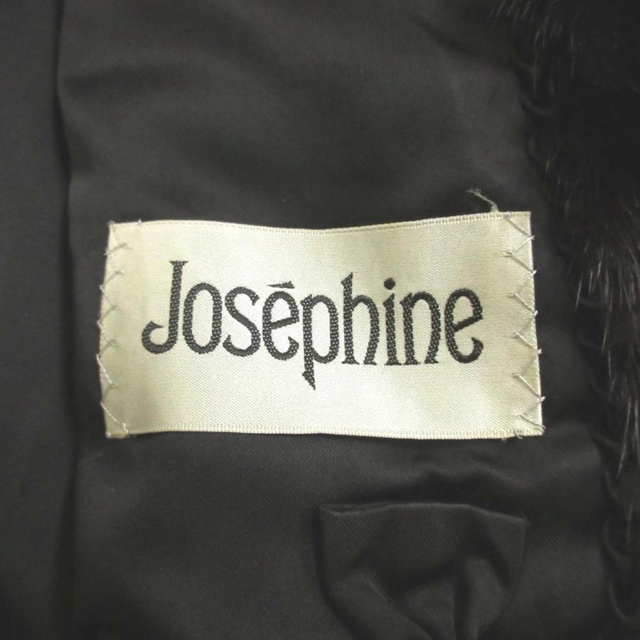 ジョセフィーヌ Josephine ファーコート ミンクファー 毛皮 11 黒 