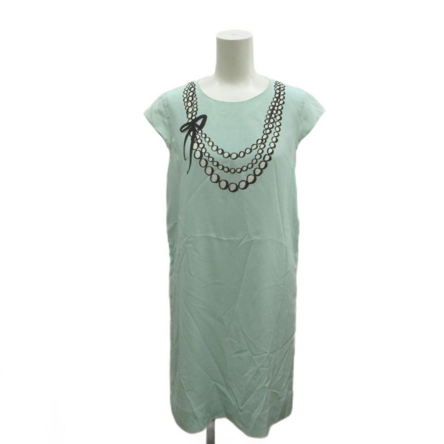 ケイトスペード ミントグリーン 半袖ワンピースとカーディガンセット
