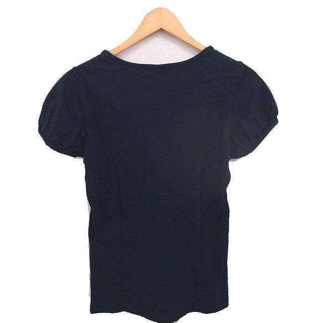 アディダスネオ adidas neo 国内正規品 Tシャツ カットソー Uネック ロゴプリント 半袖 L 黒 ブラック /TT ■GY99 レディース |  | 01